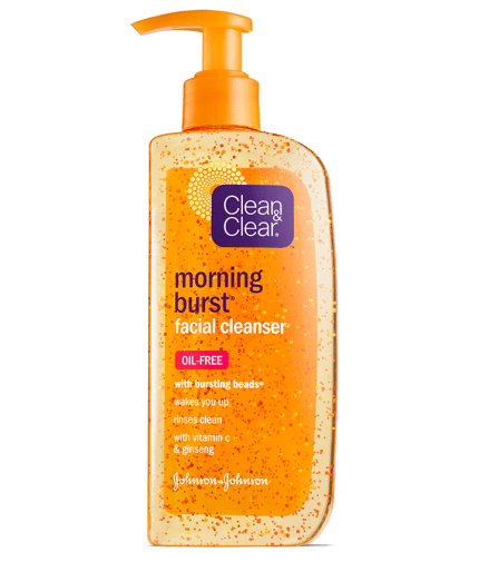 Morning Burst Gel Facial Cleanser Vitamin C Face Wash Clean Clear