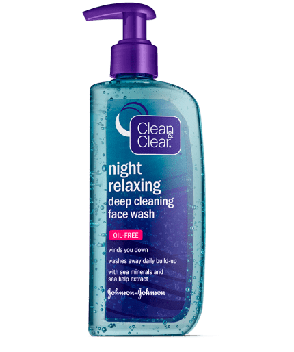 Clean Clear Night Relaxing Deep Cleaning Oil Free Face Wash Clean Clear