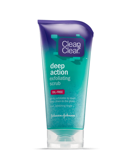 Clean & Clear Oil-Free Deep Action Exfoliating Facial Scrub